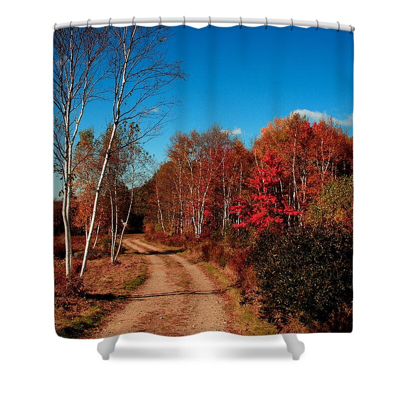 Fall Shower Curtain featuring the photograph Maine Fall #1 by Doug Mills