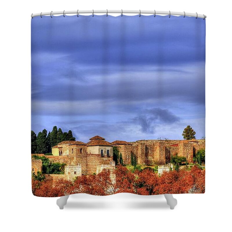 Malaga Shower Curtain featuring the photograph Malaga, SPAIN #1 by Paul James Bannerman