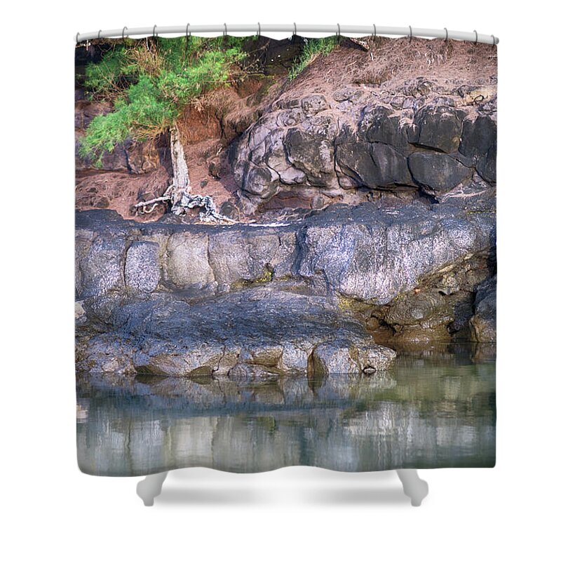 Hawaii Shower Curtain featuring the photograph Morning Reflections #1 by Jason Wolters