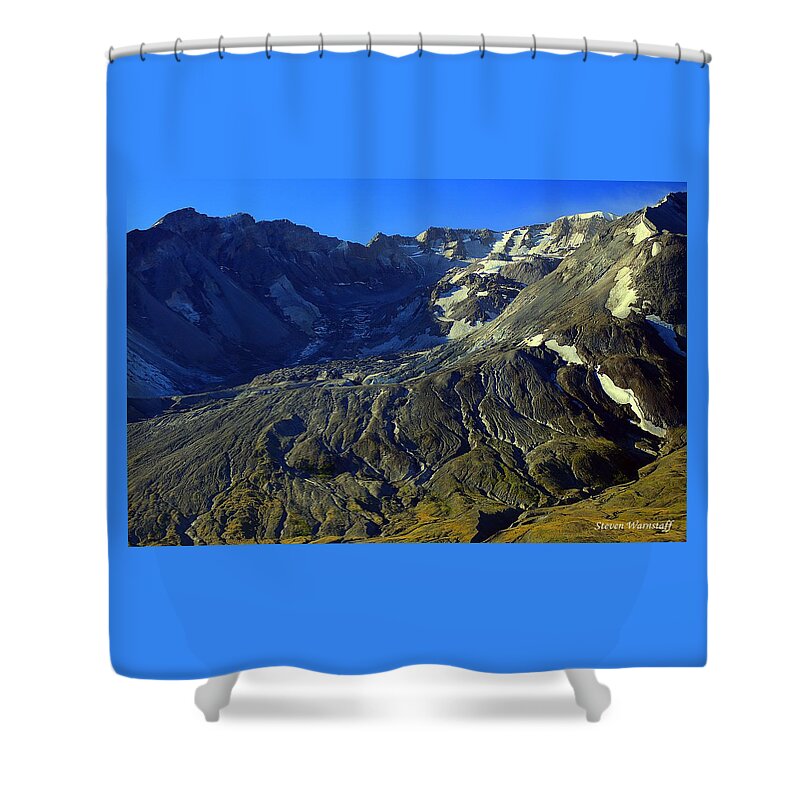 Washington Shower Curtain featuring the photograph Mt. St. Helens #1 by Steve Warnstaff