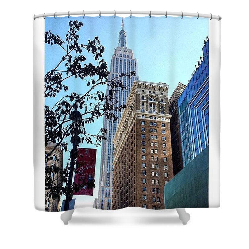 Beautiful Shower Curtain featuring the photograph Empire State of Mind by Janel Cortez