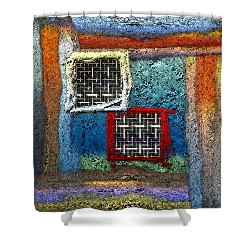 'abstracts Plus' Collection By Serge Averbukh Shower Curtain featuring the photograph Obstructed Ocean View #2 by Serge Averbukh