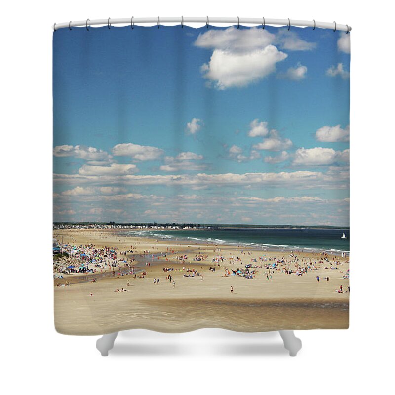 Ogunquit. Beach Shower Curtain featuring the photograph Ogunquit Beach Maine #1 by Imagery-at- Work