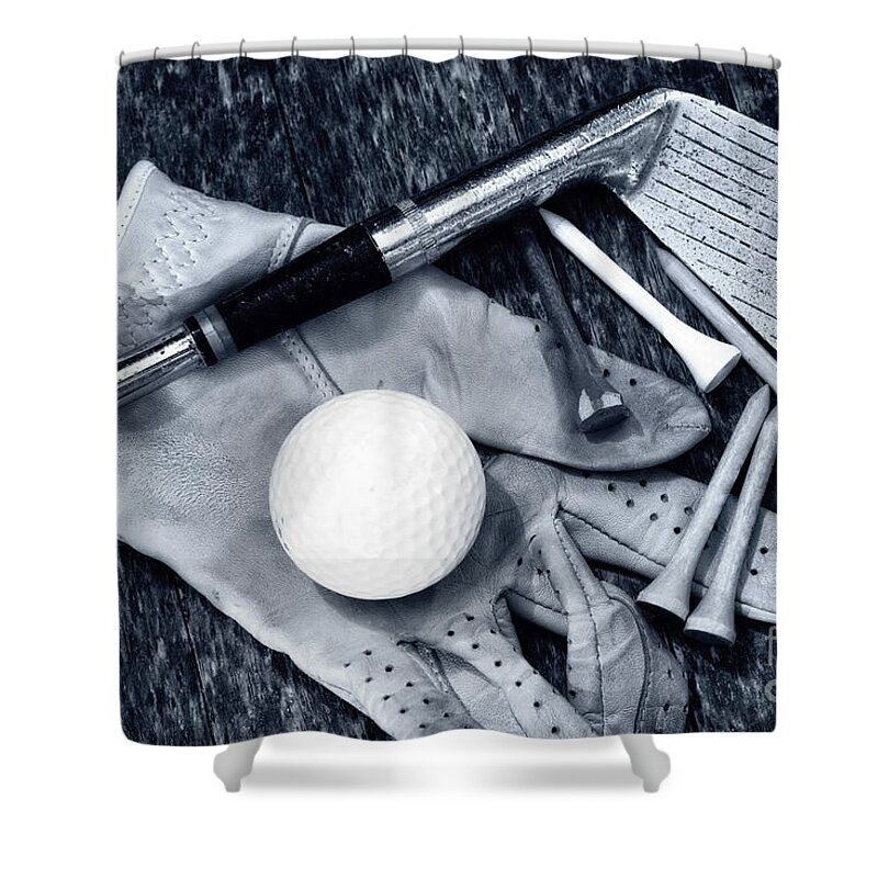 Golf Shower Curtain featuring the photograph Old Golf Days #2 by Charline Xia