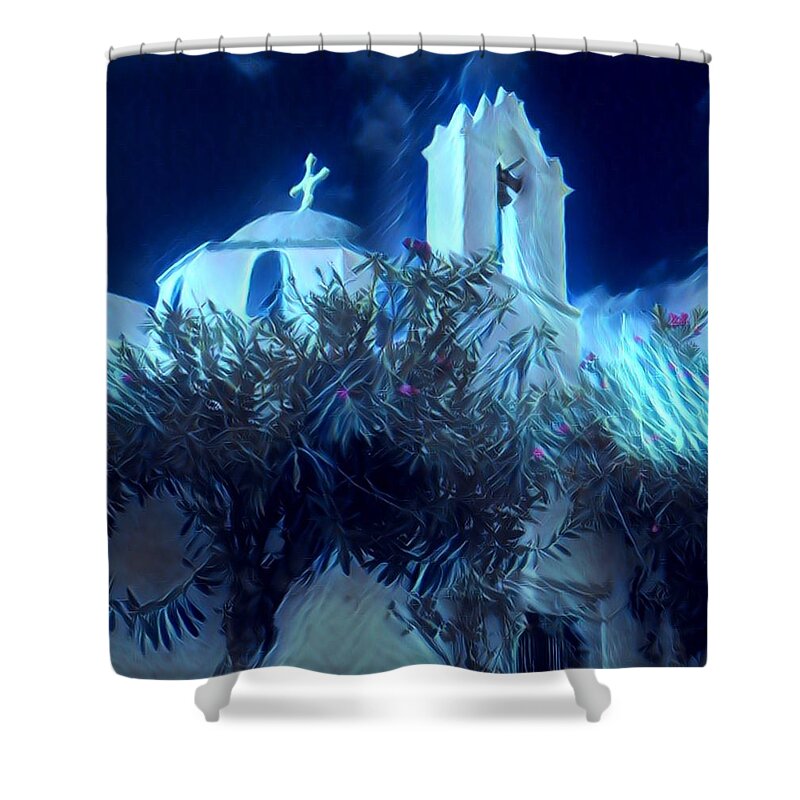 Colette Shower Curtain featuring the photograph Paros Island Beauty Greece by Colette V Hera Guggenheim