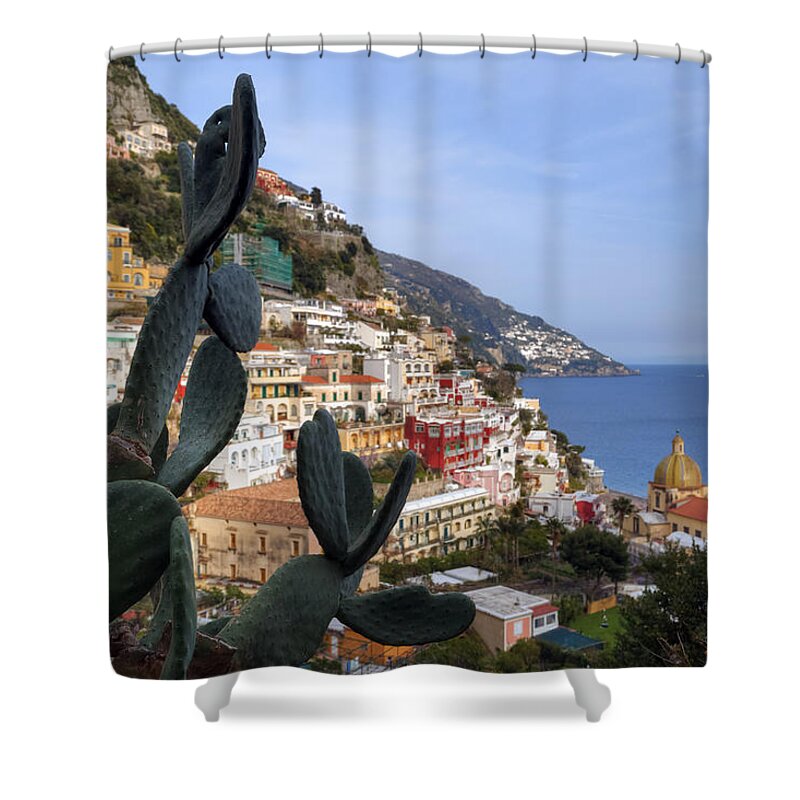 Positano Shower Curtain featuring the photograph Positano - Amalfi Coast #1 by Joana Kruse