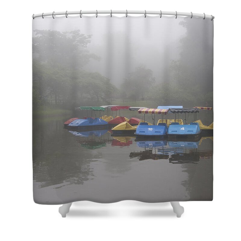 Morning Shower Curtain featuring the photograph Quiet Morning #1 by Masami Iida