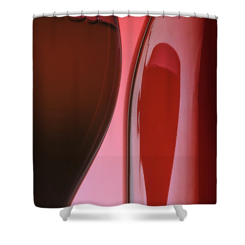 Wine Shower Curtain featuring the photograph Red Wine #1 by Garry McMichael