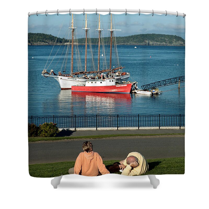 Lawrence Shower Curtain featuring the photograph Relaxing On The Coast #1 by Lawrence Boothby