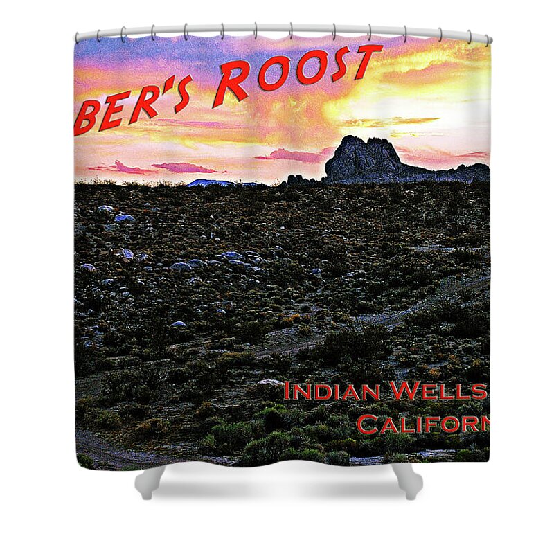 Robber's Roost Shower Curtain featuring the photograph Robber's Roost California #1 by John Bennett
