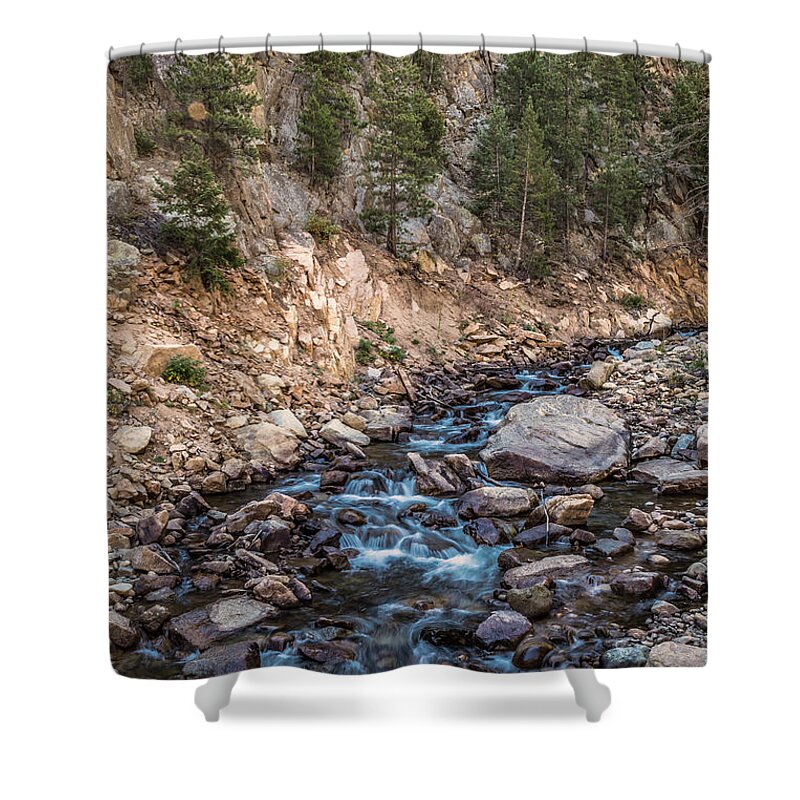 Canyon Shower Curtain featuring the photograph Rocky Mountain Stream #2 by James BO Insogna