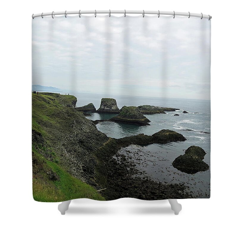 Seascape Shower Curtain featuring the photograph Seascape #1 by Pema Hou