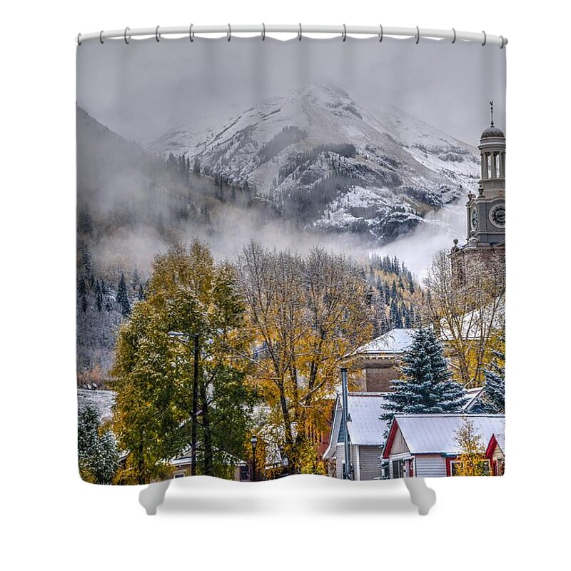 Colorado Shower Curtain featuring the photograph Silverton Colorado by Charlotte Schafer