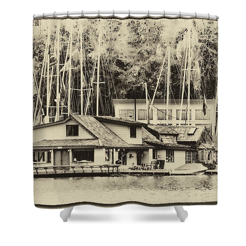 Sleepless In Seattle Shower Curtain featuring the photograph Sleepless in Seattle House #1 by David Patterson