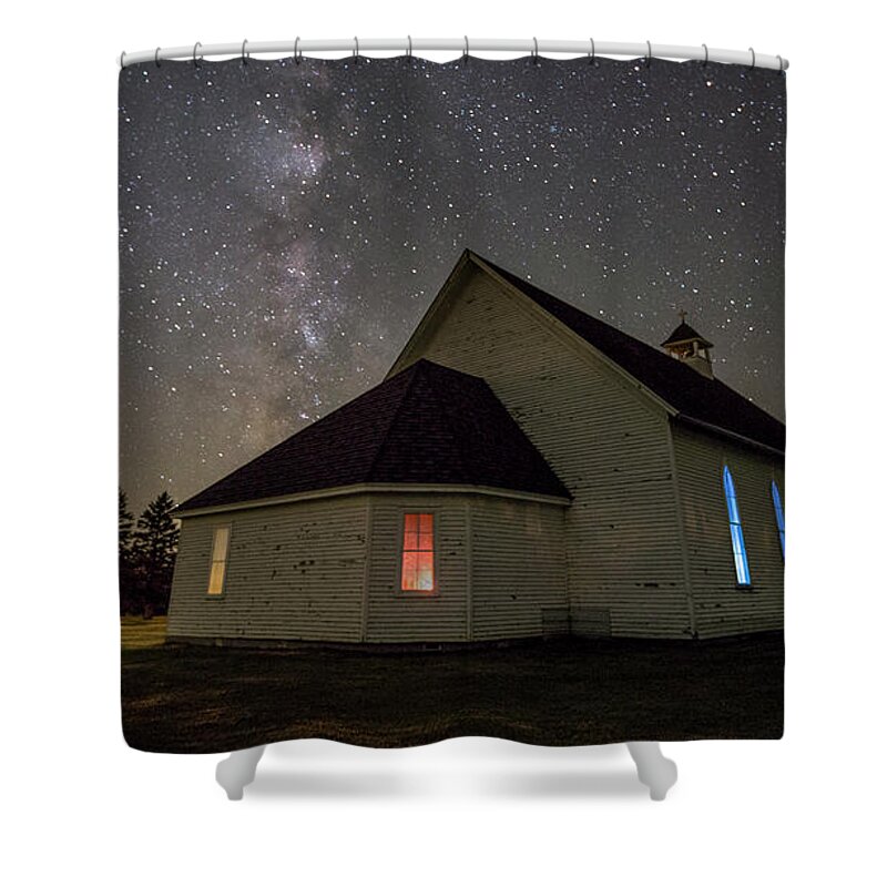Church Shower Curtain featuring the photograph sT. aNNS #1 by Aaron J Groen