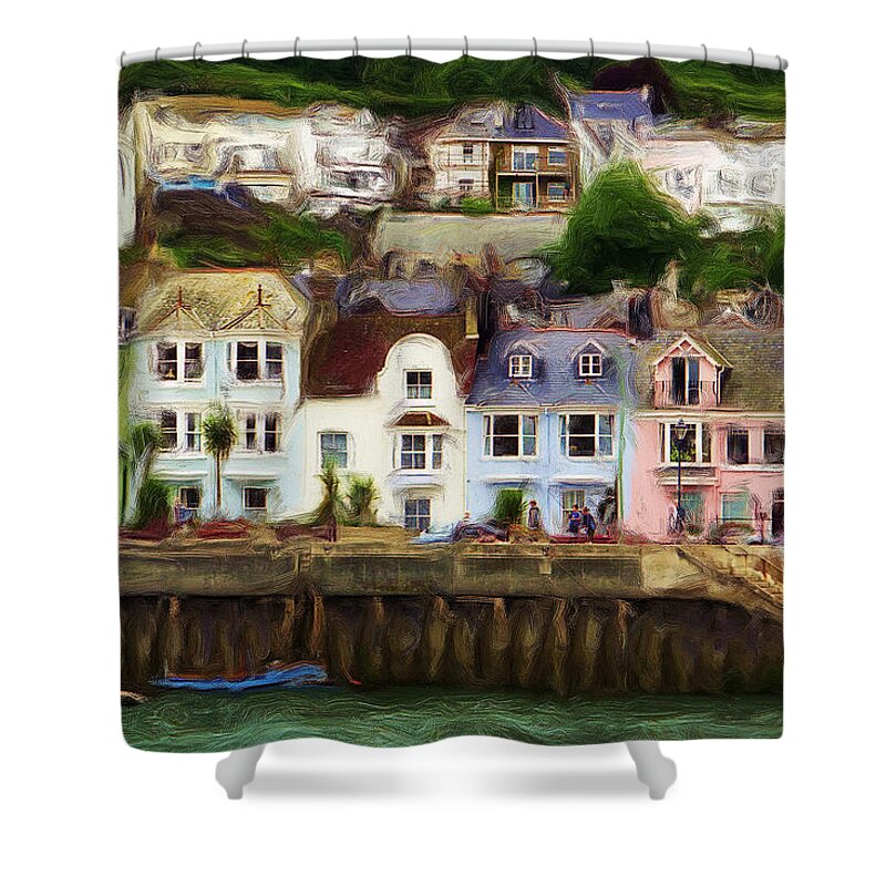 St. Mawes Shower Curtain featuring the photograph St. Mawes Dreamscape by Peggy Dietz
