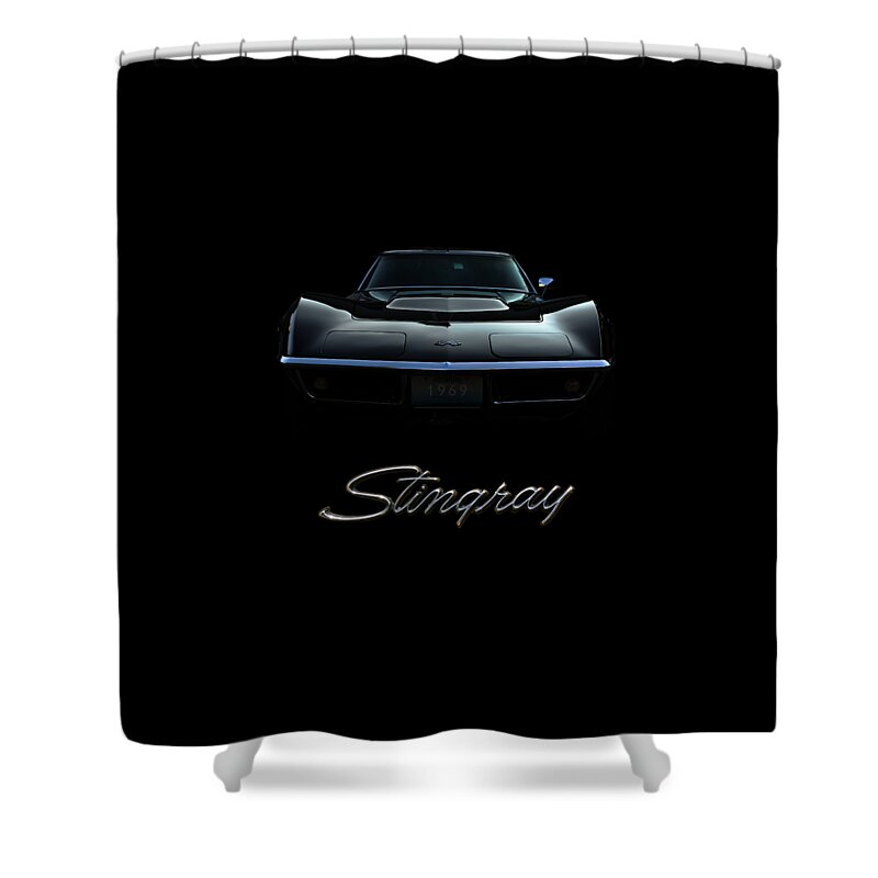 Corvette Shower Curtain featuring the photograph Stingray by Dennis Hedberg