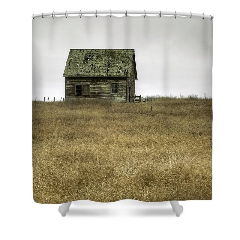 Minimum Shelter Shower Curtain featuring the photograph Minimum Shelter by Kandy Hurley