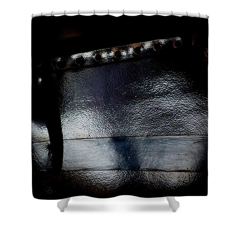 Door Shower Curtain featuring the photograph The Door #1 by Paul Job