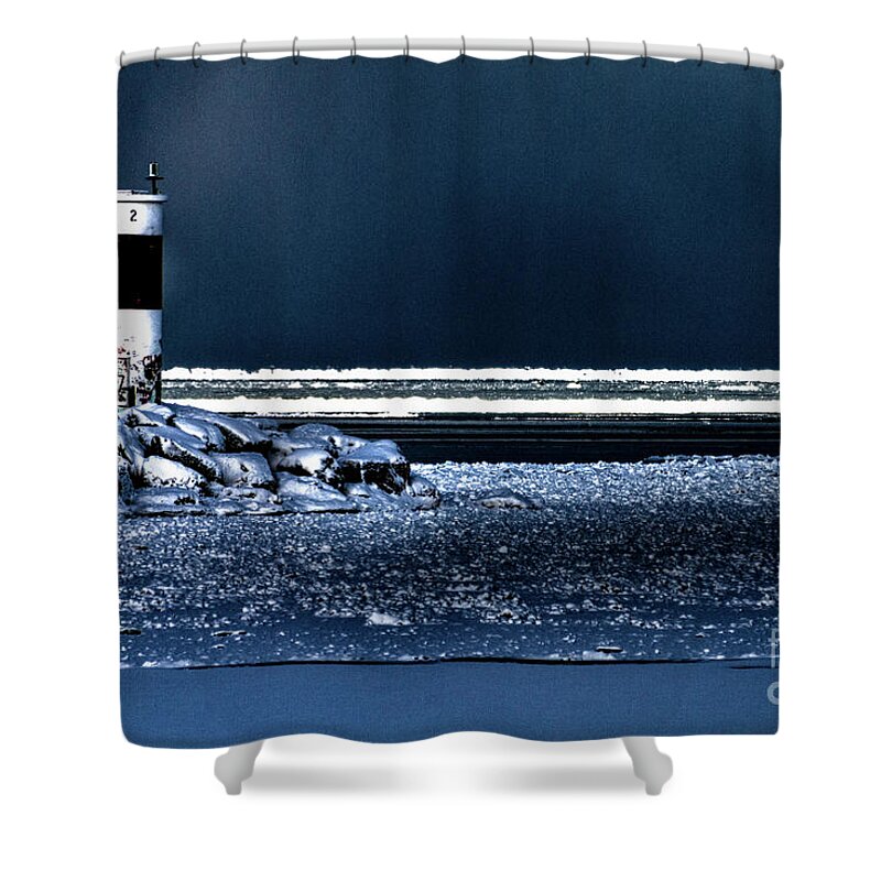 Lighthouse Shower Curtain featuring the photograph The Lighthouse #1 by William Norton