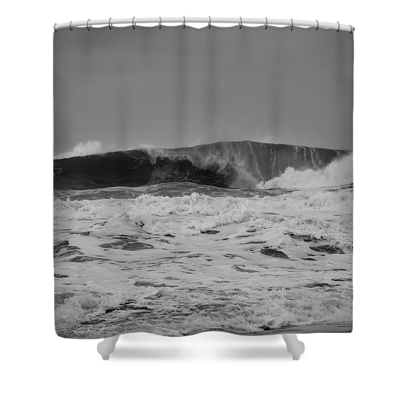 The Lost Coast Shower Curtain featuring the photograph The Pacific Ocean #1 by Maria Jansson
