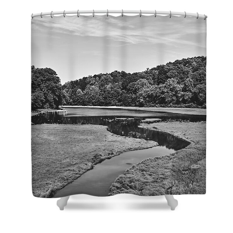 Tugaloo River Shower Curtain featuring the photograph The Tugaloo River #1 by Mountain Dreams