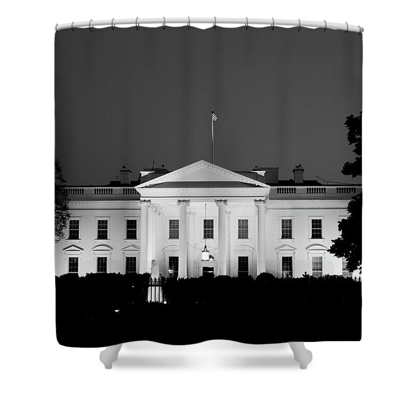 The White House Shower Curtain featuring the photograph The White House by Jackson Pearson