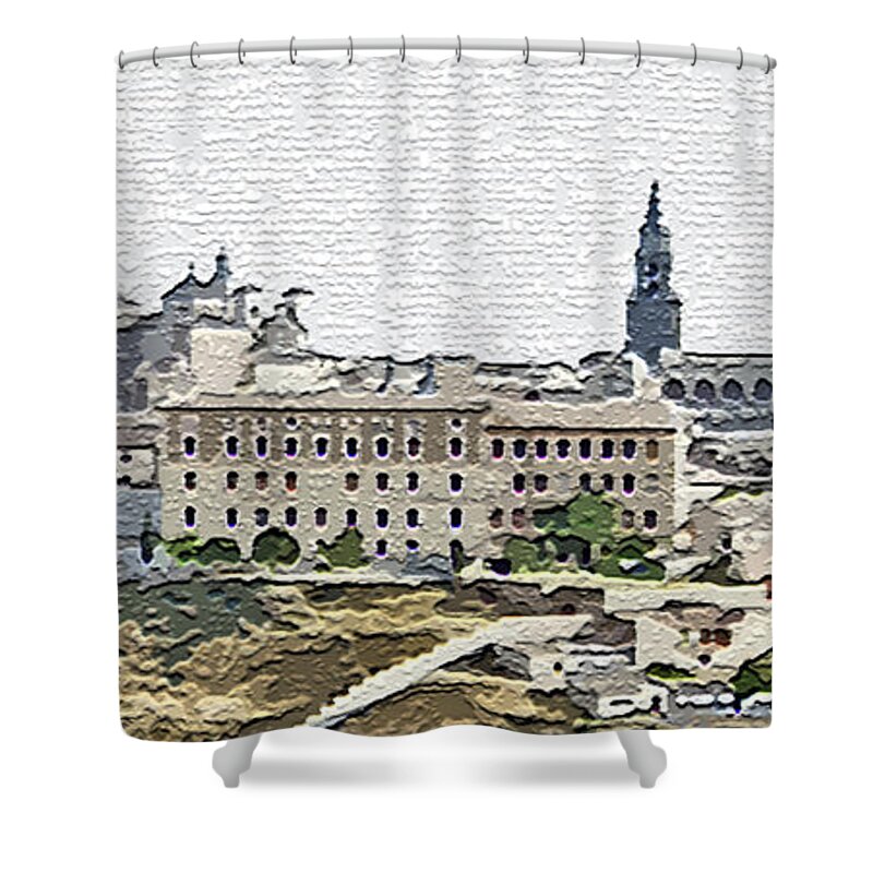 Toledo Spain Shower Curtain featuring the photograph Toledo Spain #2 by Mindy Newman