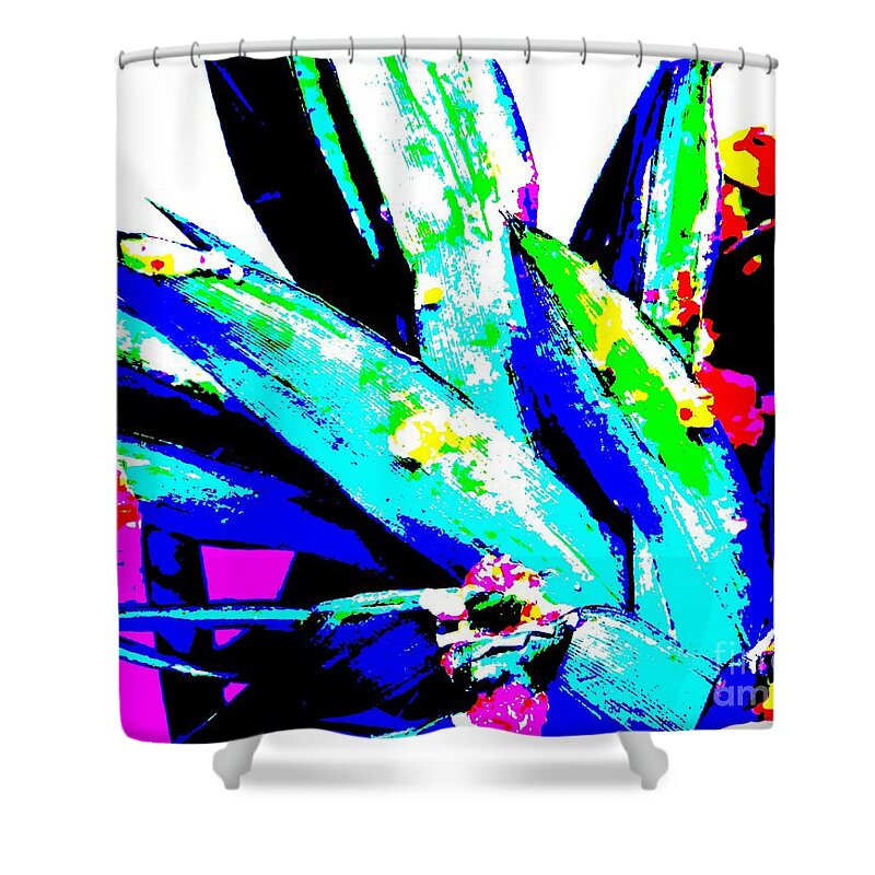 Tropical Shower Curtain featuring the photograph Tropical #1 by Tim Townsend
