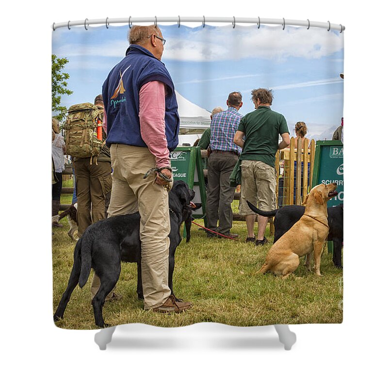 Black Shower Curtain featuring the photograph Waiting for a scurry by Patricia Hofmeester