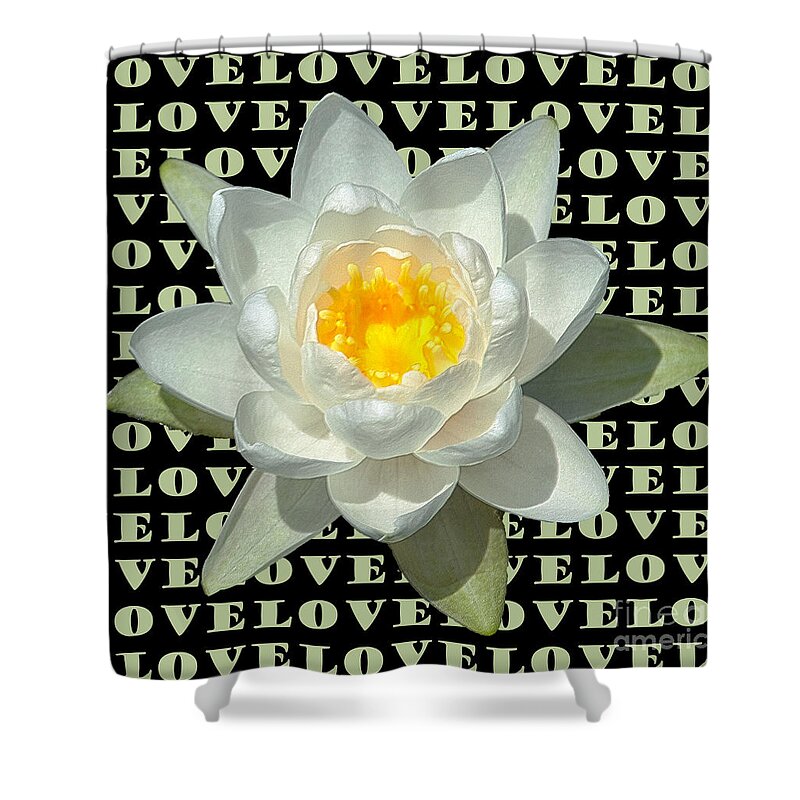 Water Lily Shower Curtain featuring the photograph Water Lily Love by Jeannette Hunt