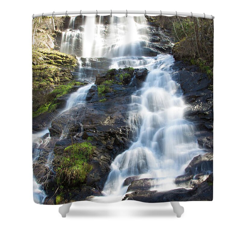 Waterfall Shower Curtain featuring the photograph Waterfall #1 by Lindsey Weimer