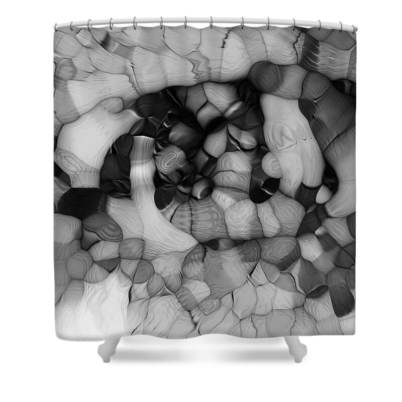  Shower Curtain featuring the digital art Window of the Soul #1 by Lynellen Nielsen