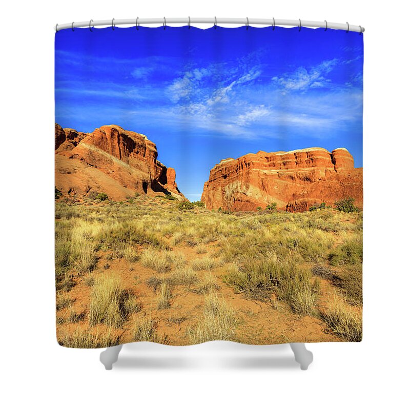 Arches National Park Shower Curtain featuring the photograph Arches National Park #10 by Raul Rodriguez