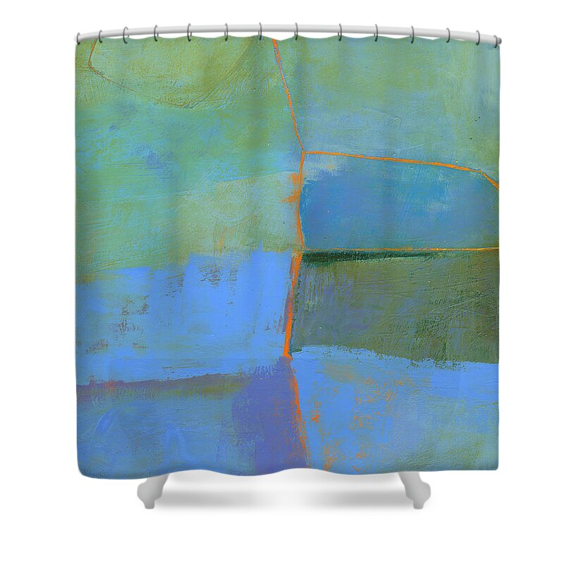 Painting Shower Curtain featuring the painting 100/100 by Jane Davies