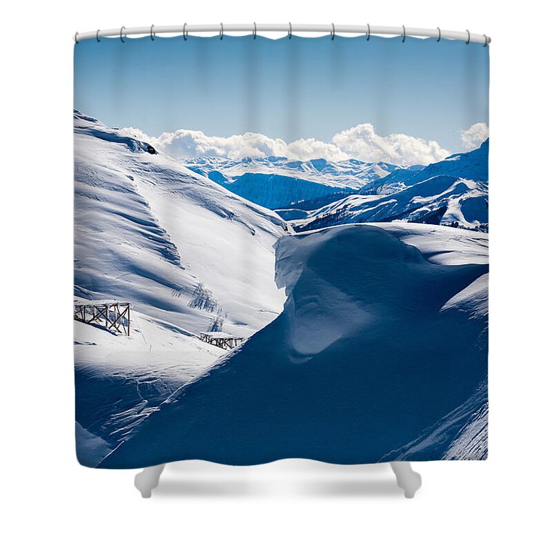 Mountain Shower Curtain featuring the photograph Mountain #104 by Jackie Russo