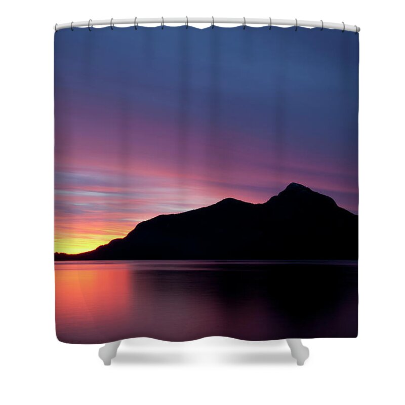 Porteau Shower Curtain featuring the photograph 1.1.11 #1111 by Monte Arnold