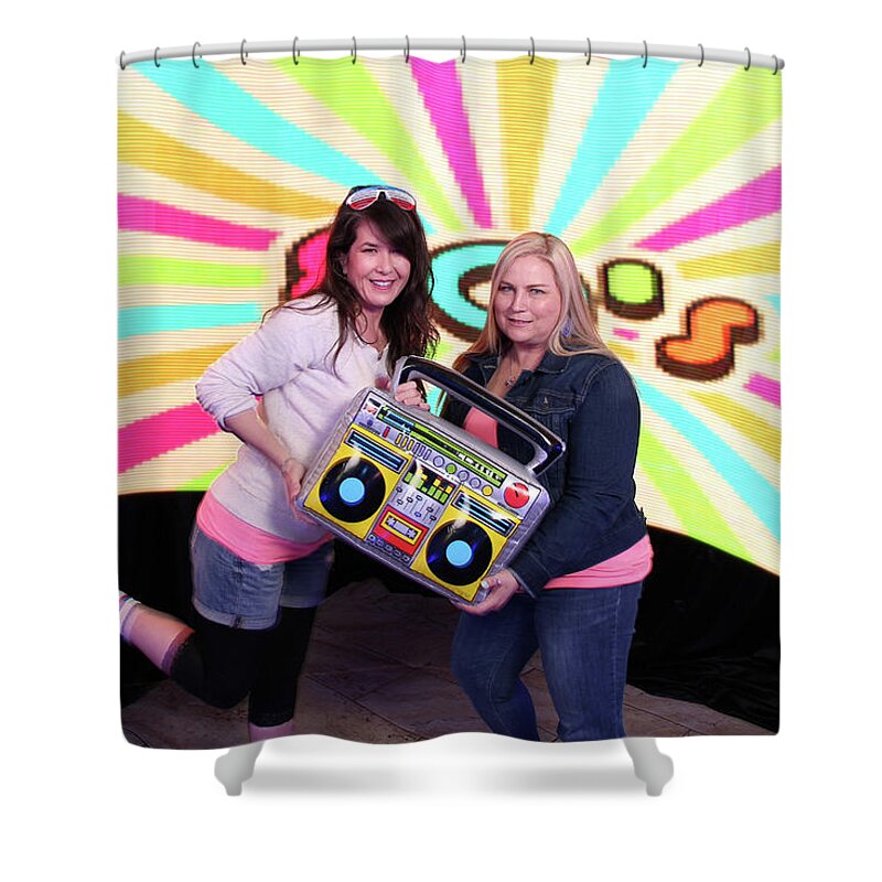  Shower Curtain featuring the photograph 80's Dance Party at Sterling Events Center #12 by Andrew Nourse