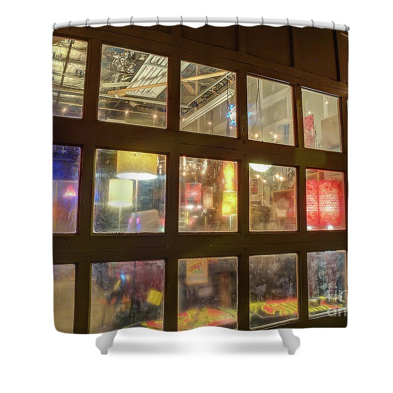 Columbia Shower Curtain featuring the photograph 1221D Lincoln St. by Charles Hite