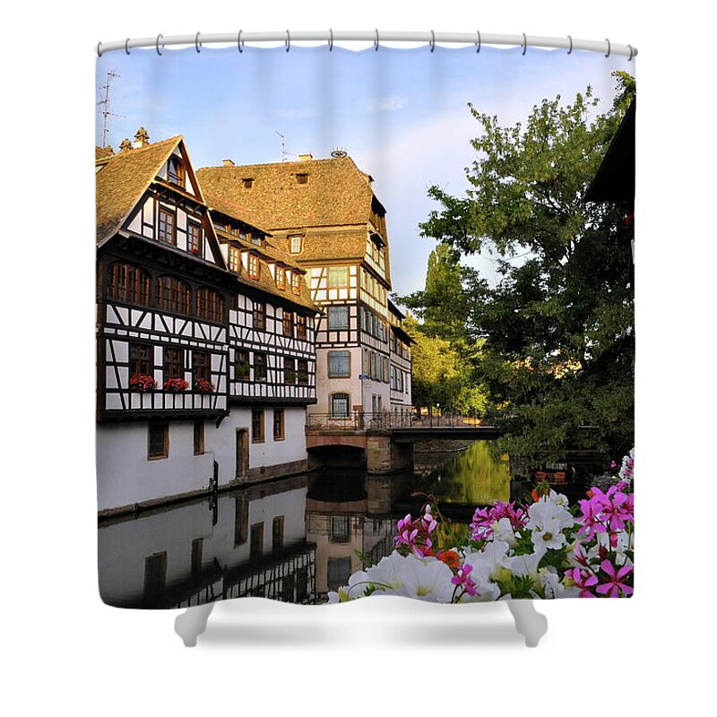 Building Shower Curtain featuring the digital art Building #13 by Maye Loeser