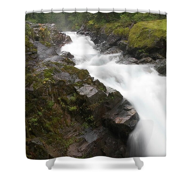 Waterfall Shower Curtain featuring the photograph Waterfall #13 by Jackie Russo