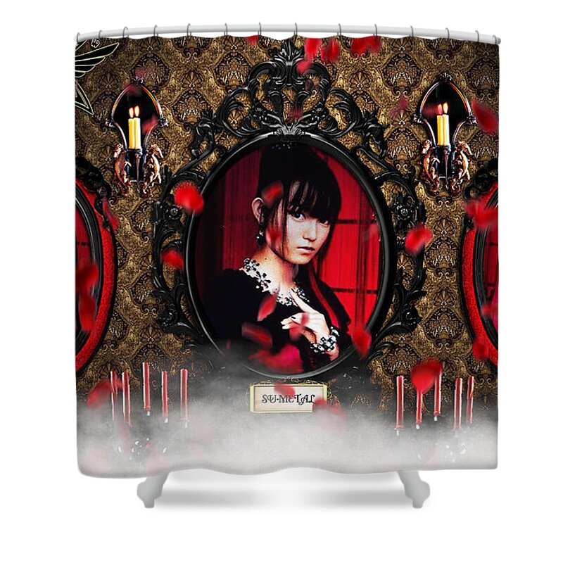 Babymetal Shower Curtain featuring the photograph Babymetal #14 by Mariel Mcmeeking