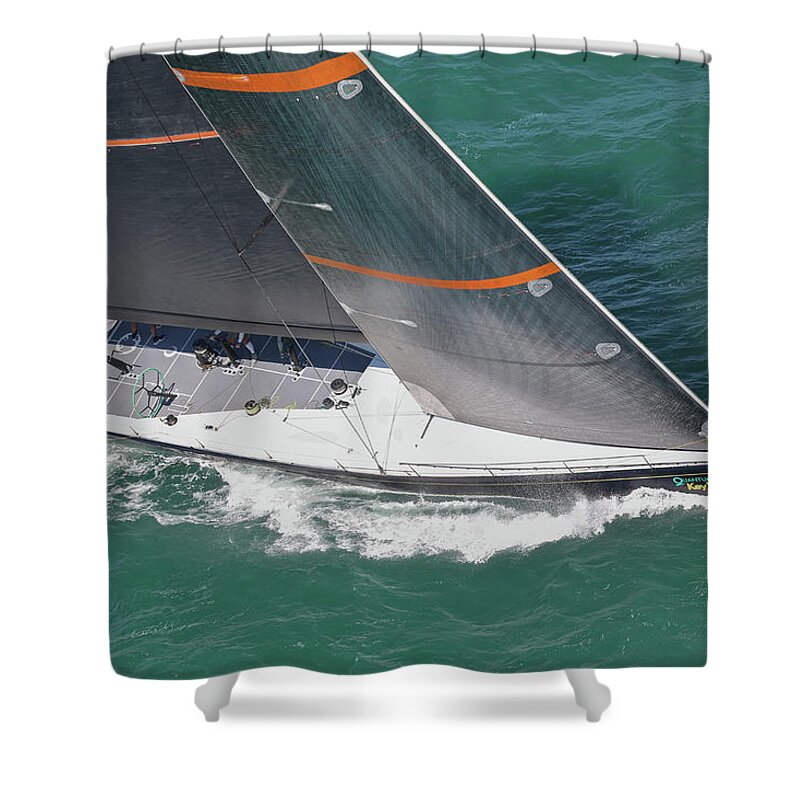 H2omark Shower Curtain featuring the photograph On Top Of The Game #14 by Steven Lapkin