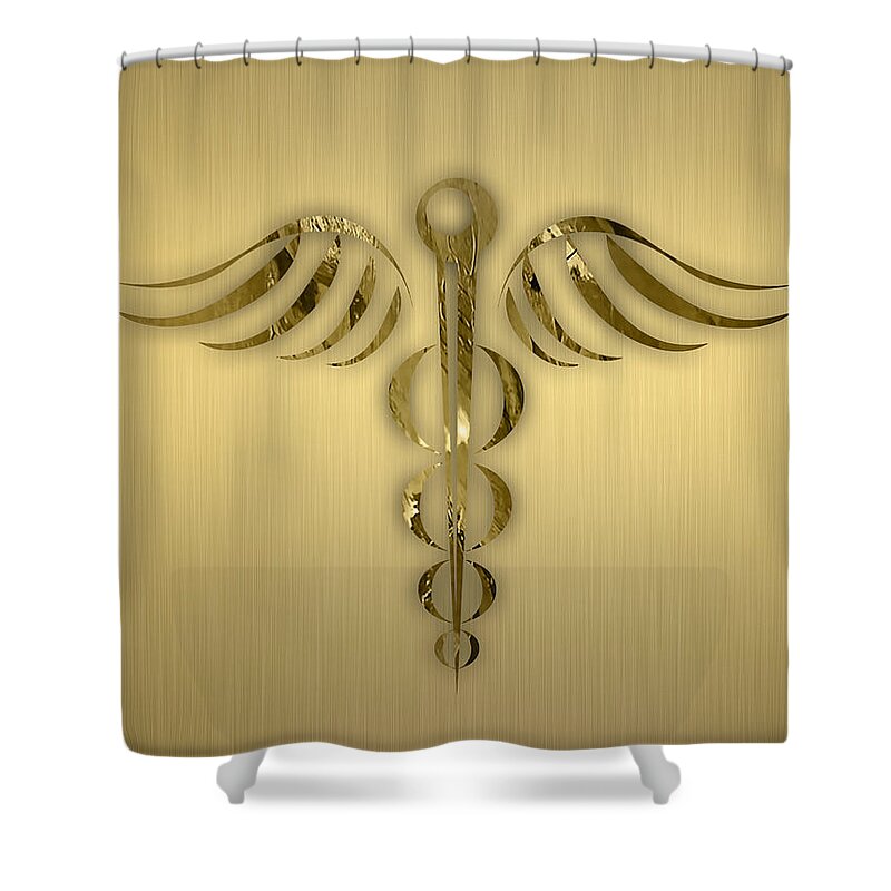 Doctor Shower Curtain featuring the mixed media Doctors Collection #15 by Marvin Blaine