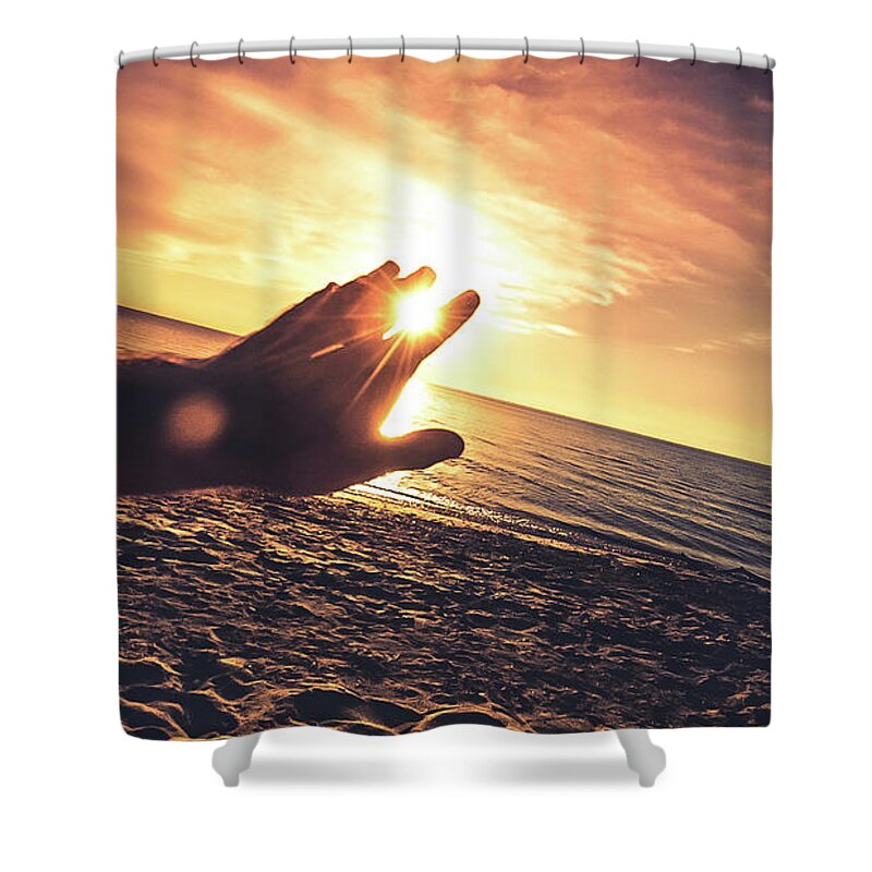 Hamburg Shower Curtain featuring the photograph Lake Erie Sunset #15 by Dave Niedbala