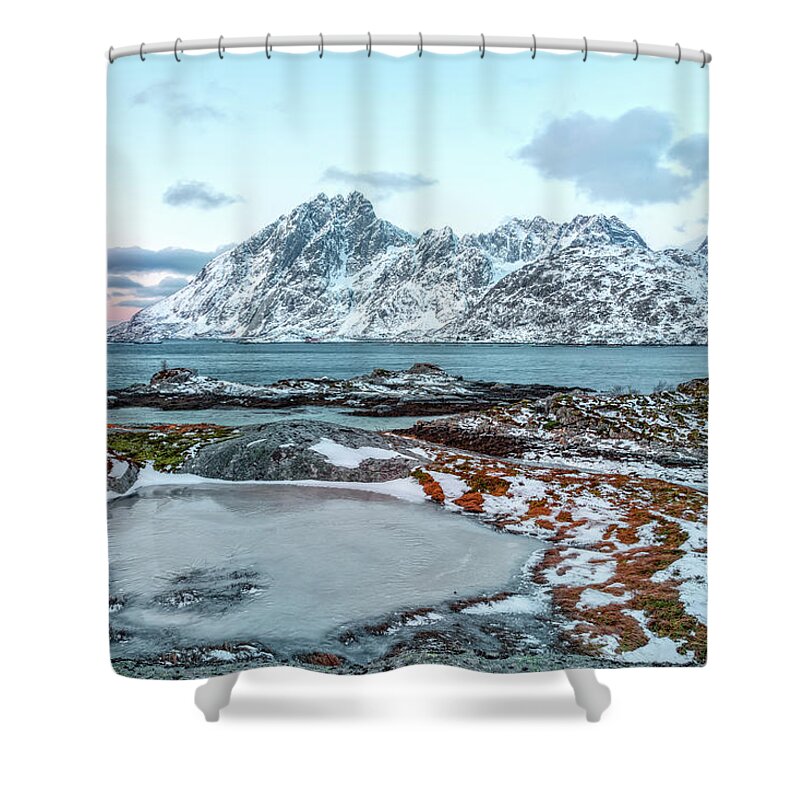 Sund Shower Curtain featuring the photograph Sund, Lofoten - Norway #15 by Joana Kruse