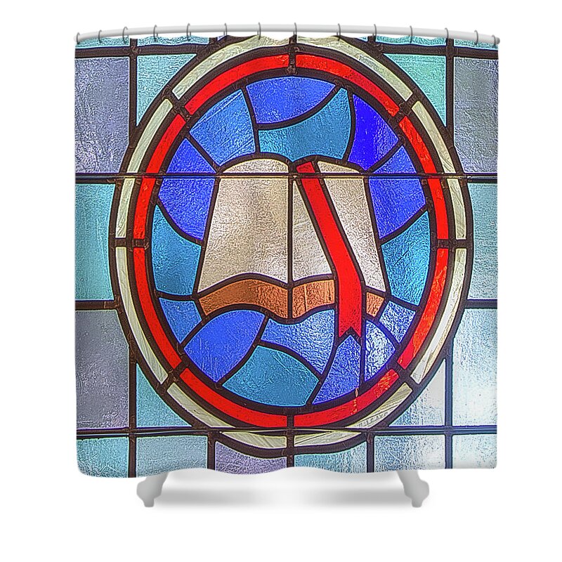 Saint Annes Shower Curtain featuring the digital art Saint Anne's Windows #16 by Jim Proctor