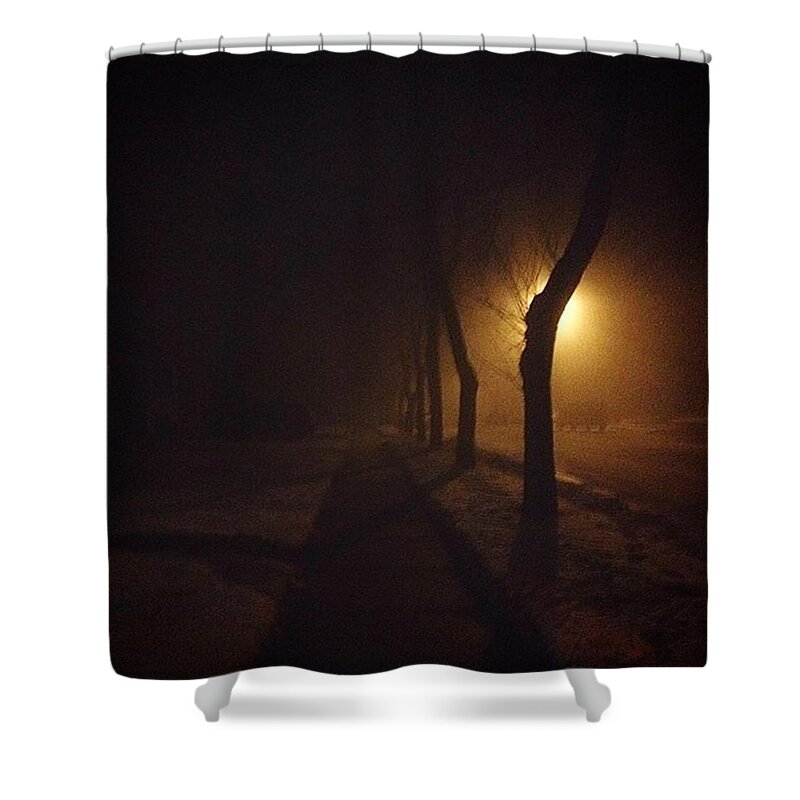 Beautiful Shower Curtain featuring the photograph The Long Walk Home by Shawn Gordon