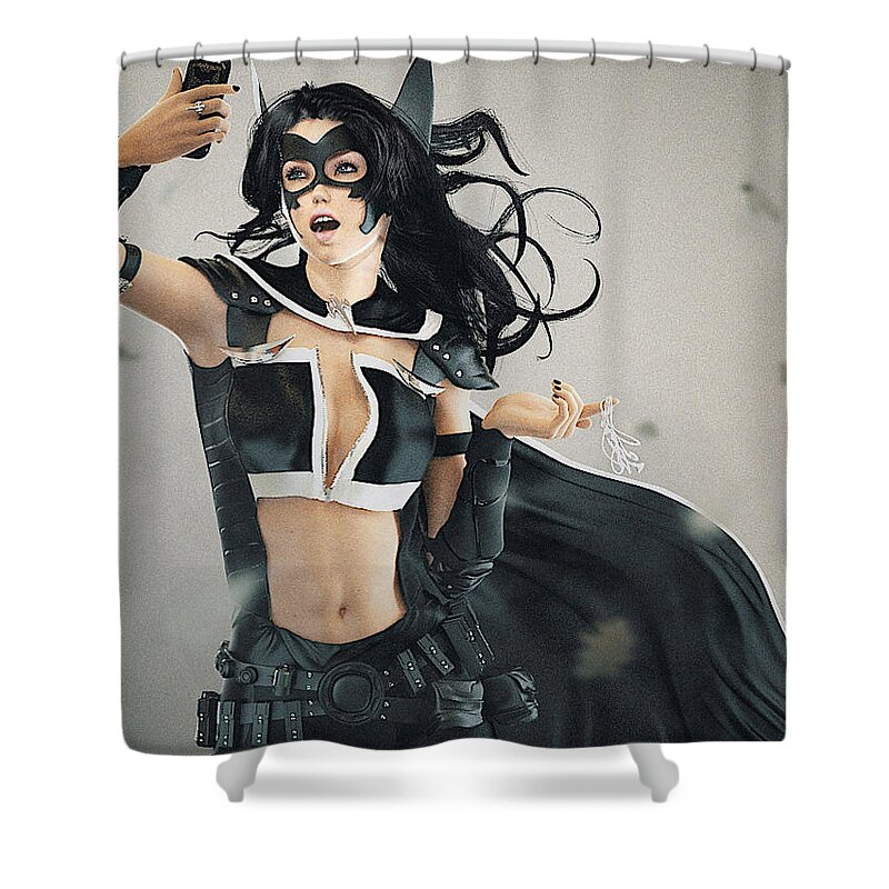 Cosplay Shower Curtain featuring the photograph Cosplay #17 by Jackie Russo