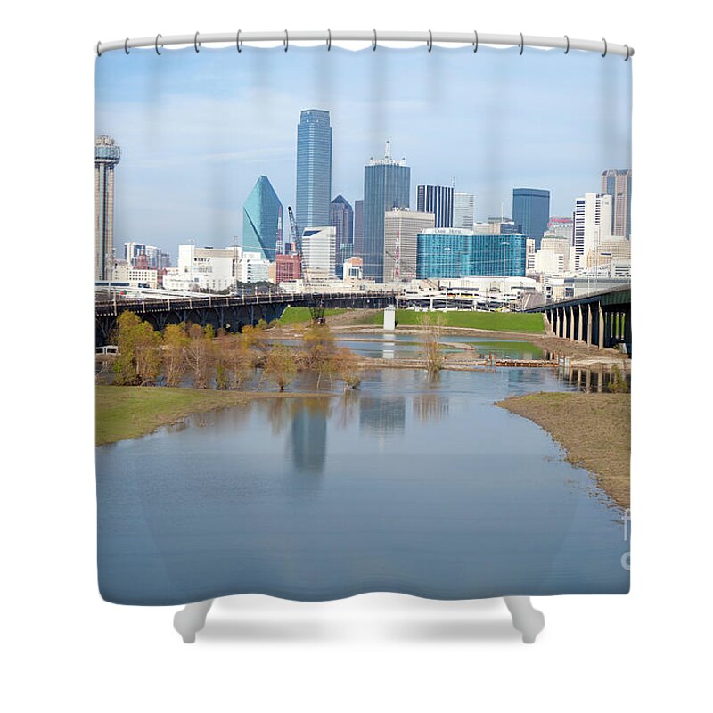 Dallas Shower Curtain featuring the photograph Dallas Texas #17 by Anthony Totah